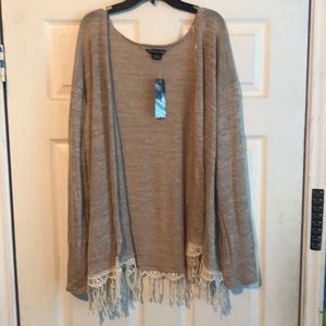 Open cardigan